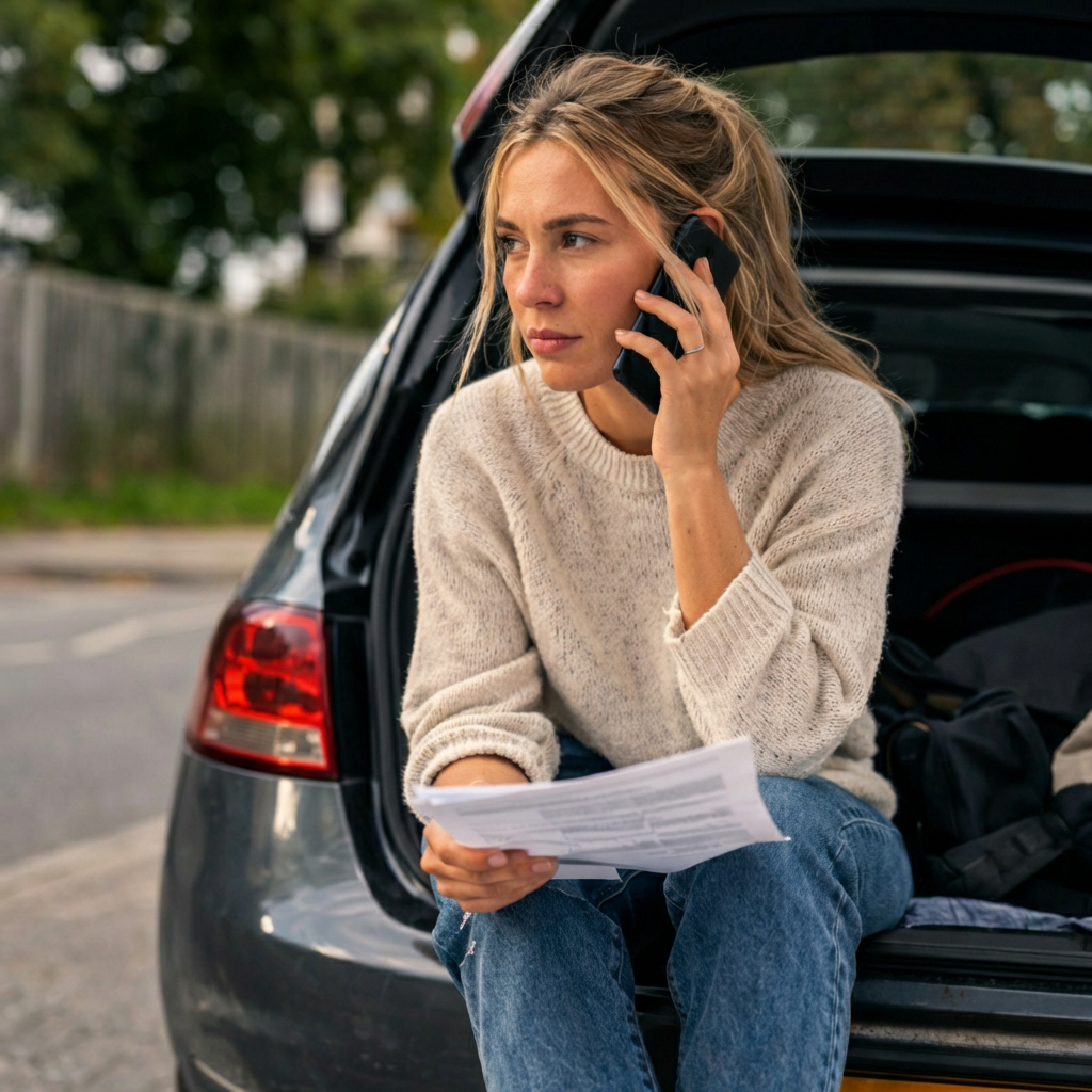 Driver consulting a motoring offence solicitor about charges